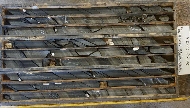 A-21-155 Bx 145-147 556.85-568.80m CUT DRY