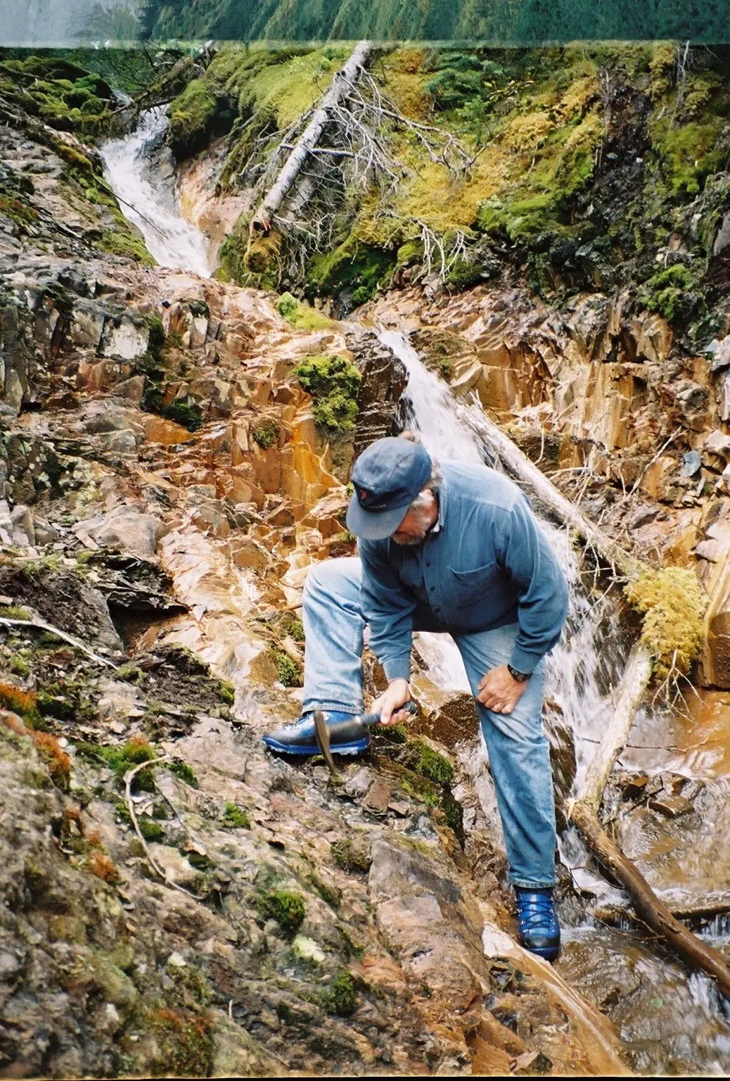 The Cardiac Creek showing in 2005 during site visit by Don MacIntyre
