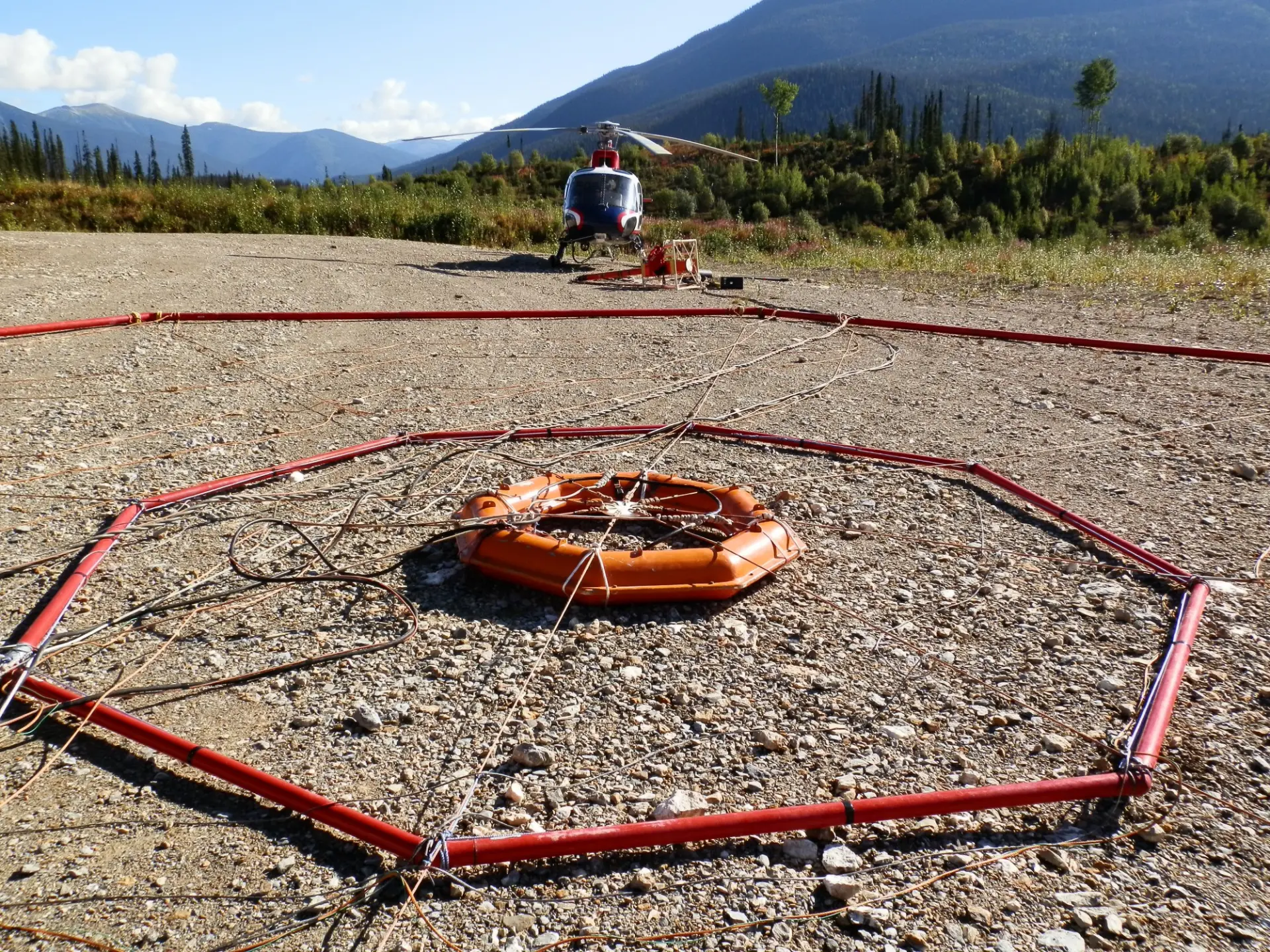 Airborne VTEM survey in 2012 #1